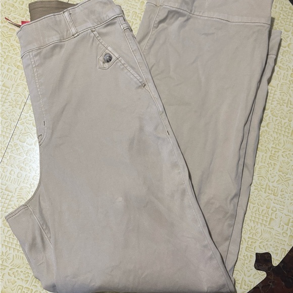 SPANX Tan Straight Leg Pants Classic Design - Picture 3 of 10